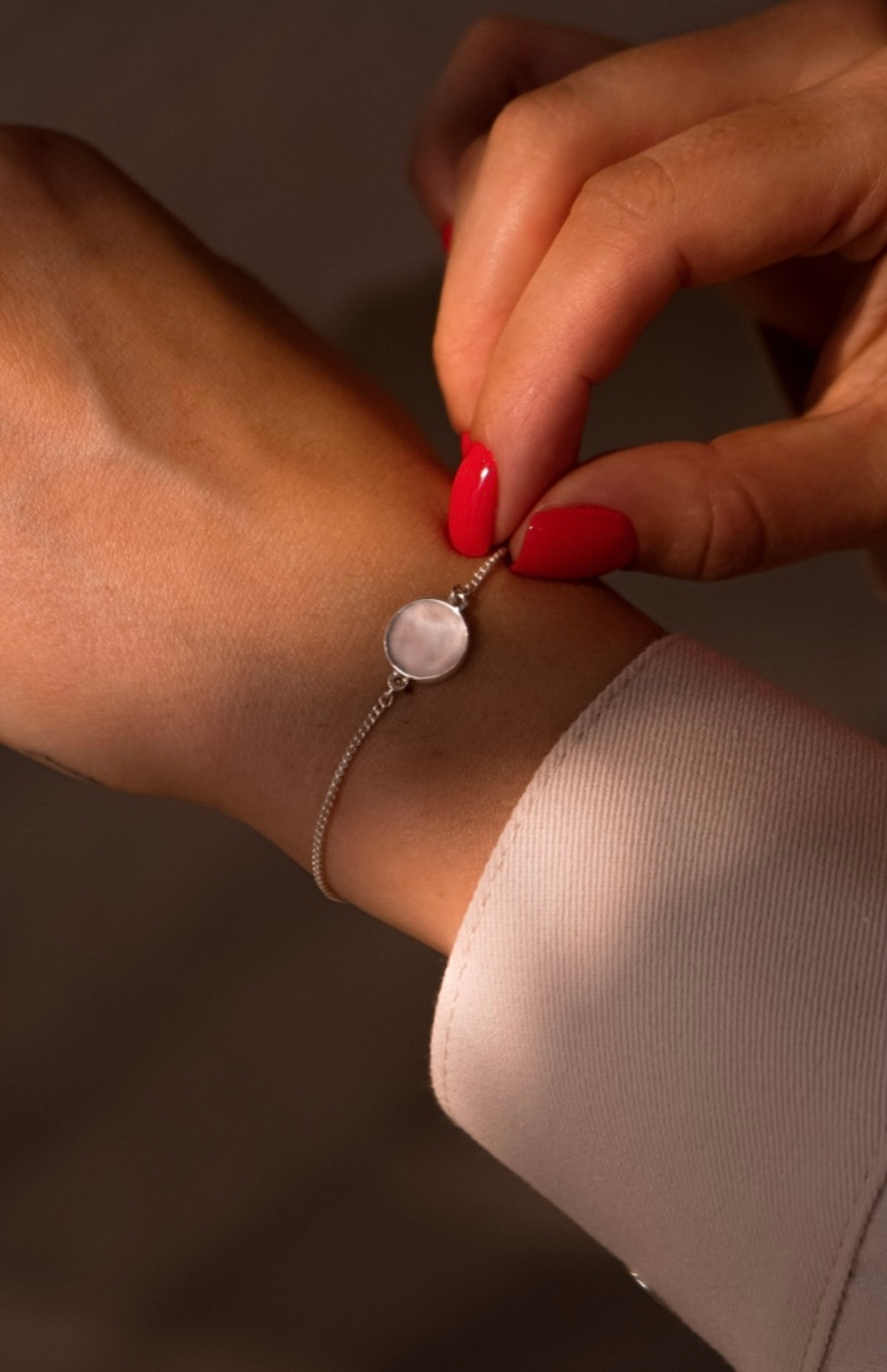 Браслет с перламутром