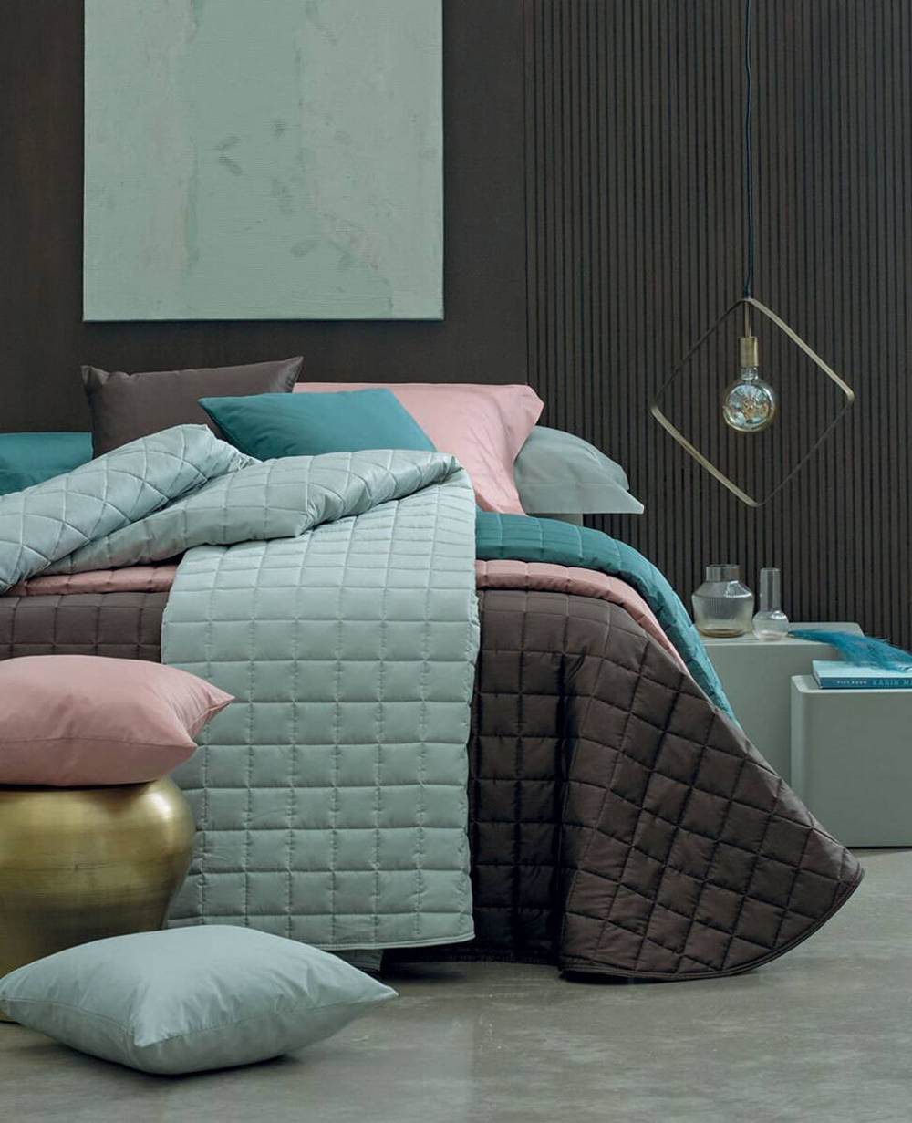 Покрывало 270х270 Dondi Botticelli Tortora молочно-белое