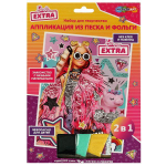 Аппликация из песка и фольги 2в1 "Барби" 17*23см. SAND&FOILART-BRB-EXTRA2 (Мультиарт)