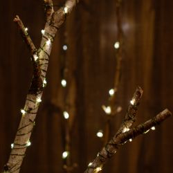 Светодиодная новогодняя гирлянда ЭРА ENIN-2000G Нить теплый свет 200 м 2000 microled IP44 220В