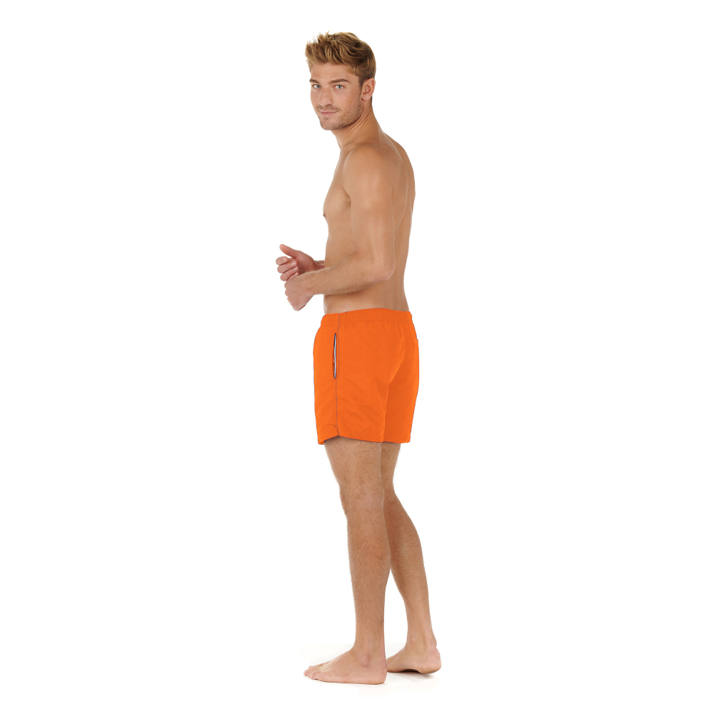Мужские плавательные шорты оранжевые HOM SEA LIFE Beach Boxer 402537_401035