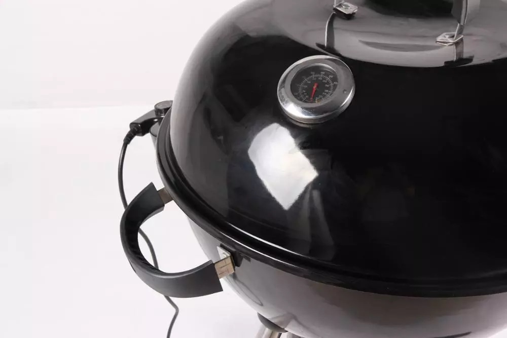 Угольный гриль барбекю Grill BBQ на колесиках с термометром