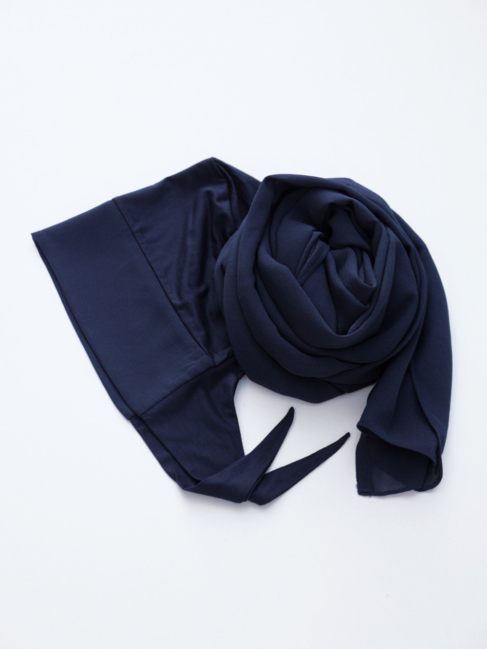 хиджаб комплект темно-синий