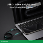 Кабель Momax Mag.Link DC51D USB-C/USB-C 1м Black