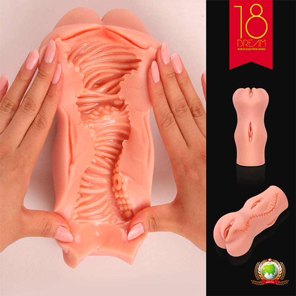 Мастурбатор-вагина 18см без вибрации Kokos Dream