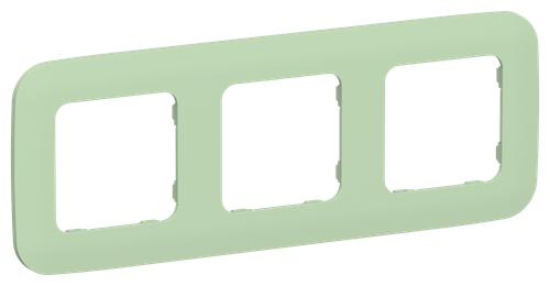 FLITE Рамка 3-местная РУ-3-А-ФлФ фисташковый IEK