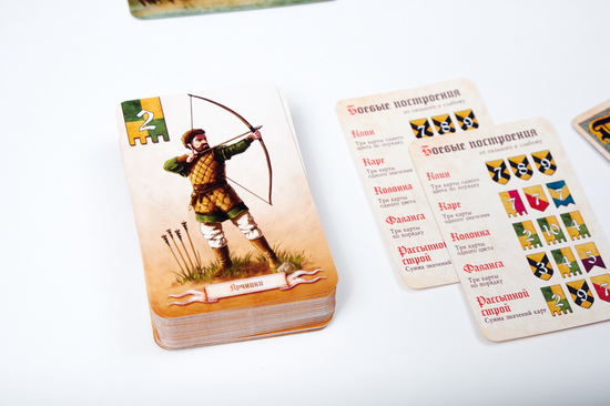 Настольная игра 9 карт полей боя