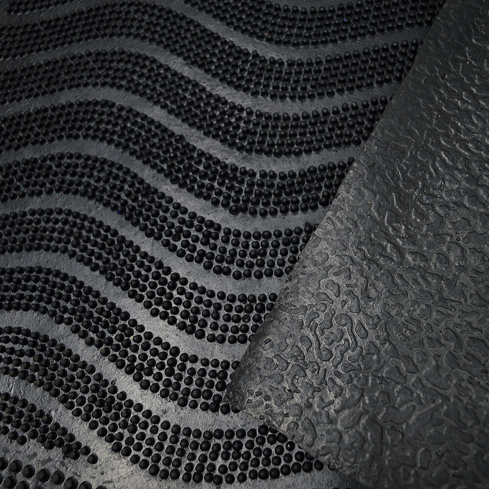 Коврик 40*60см придверный резиновый PIN MAT "Волна"