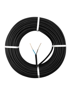 Кабель гибкий силовой КГтп-ХЛ 2х1.5 мм2 - 5 метров. Морозостойкий.