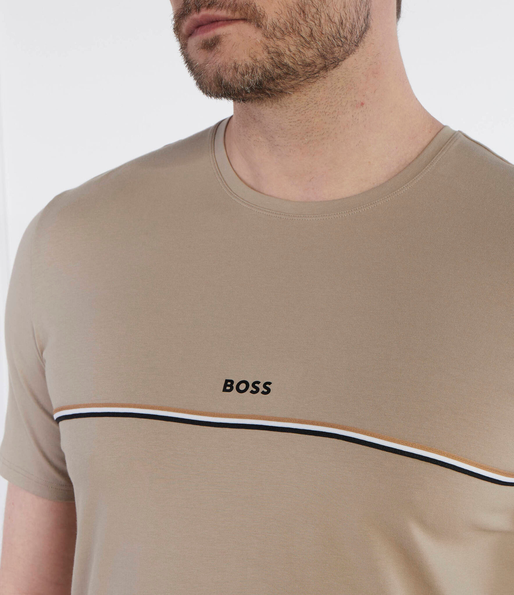 Футболка BOSS BLACK - бежевый(50515395)