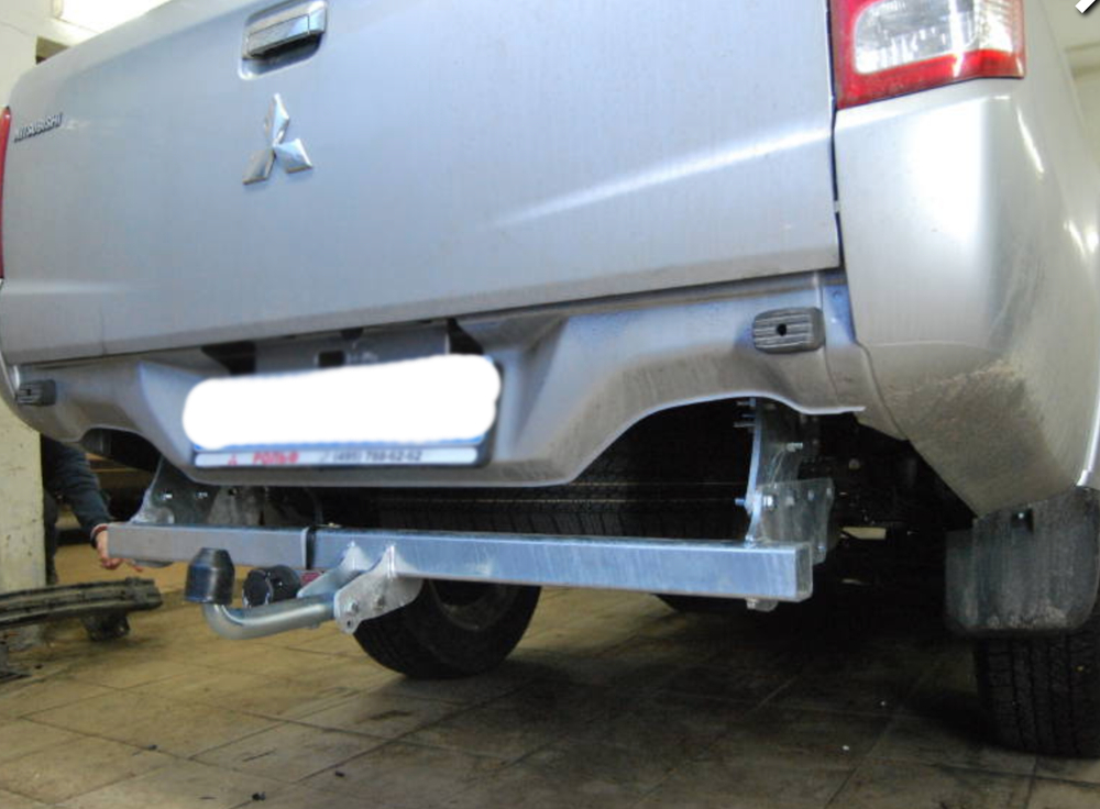 Фаркоп оцинкованный Galia M120A для Mitsubishi L200 1996-2006, 2006-2015, 2015-, Fiat Fullback 2016-(паспорт и сертификат в комплекте)(без электрики)