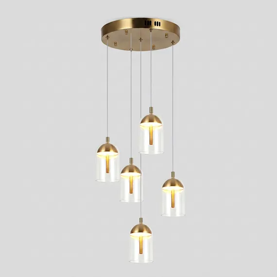 201056 LED / светильник подвесной / латунь