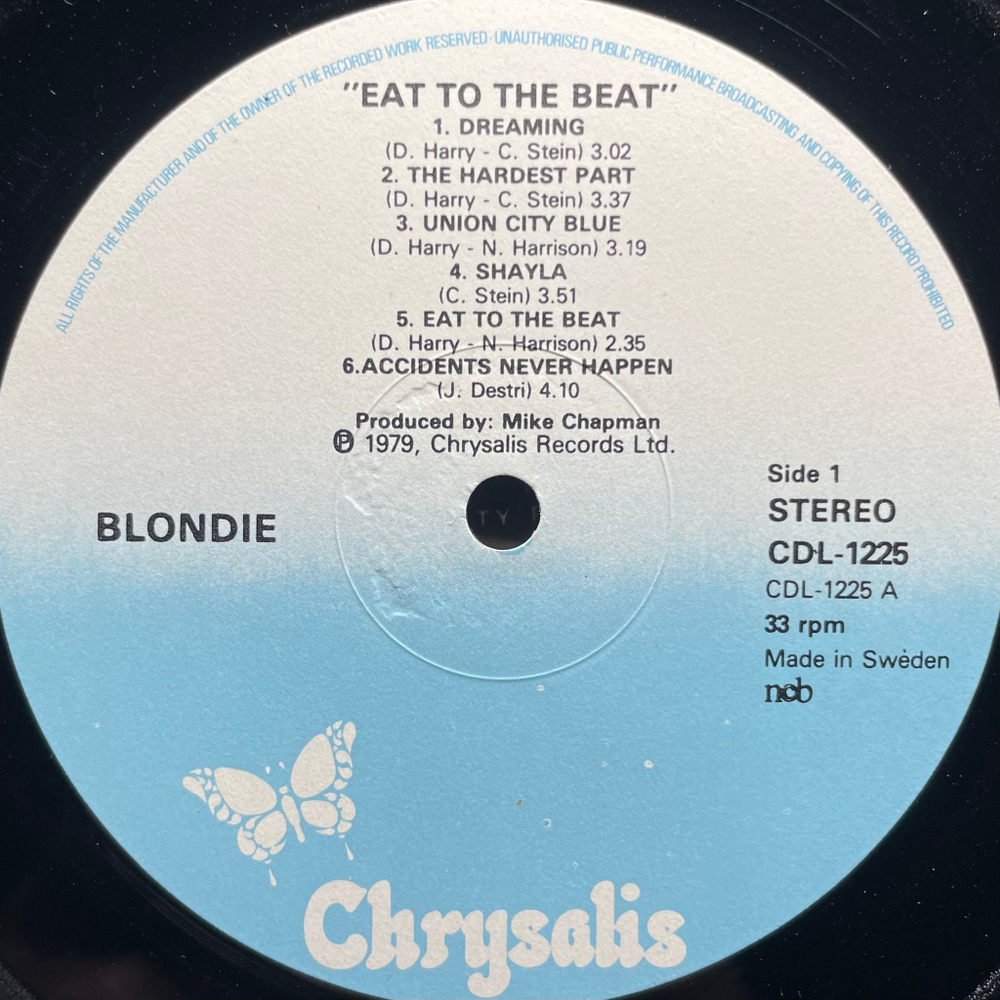 Blondie - Eat To The Beat (Швеция 1979г.)