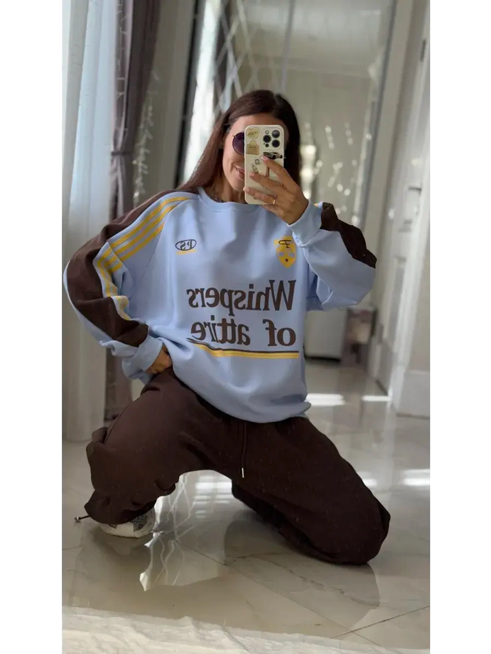 Костюм ATTIRE спортивная двойка свитшот с брюками