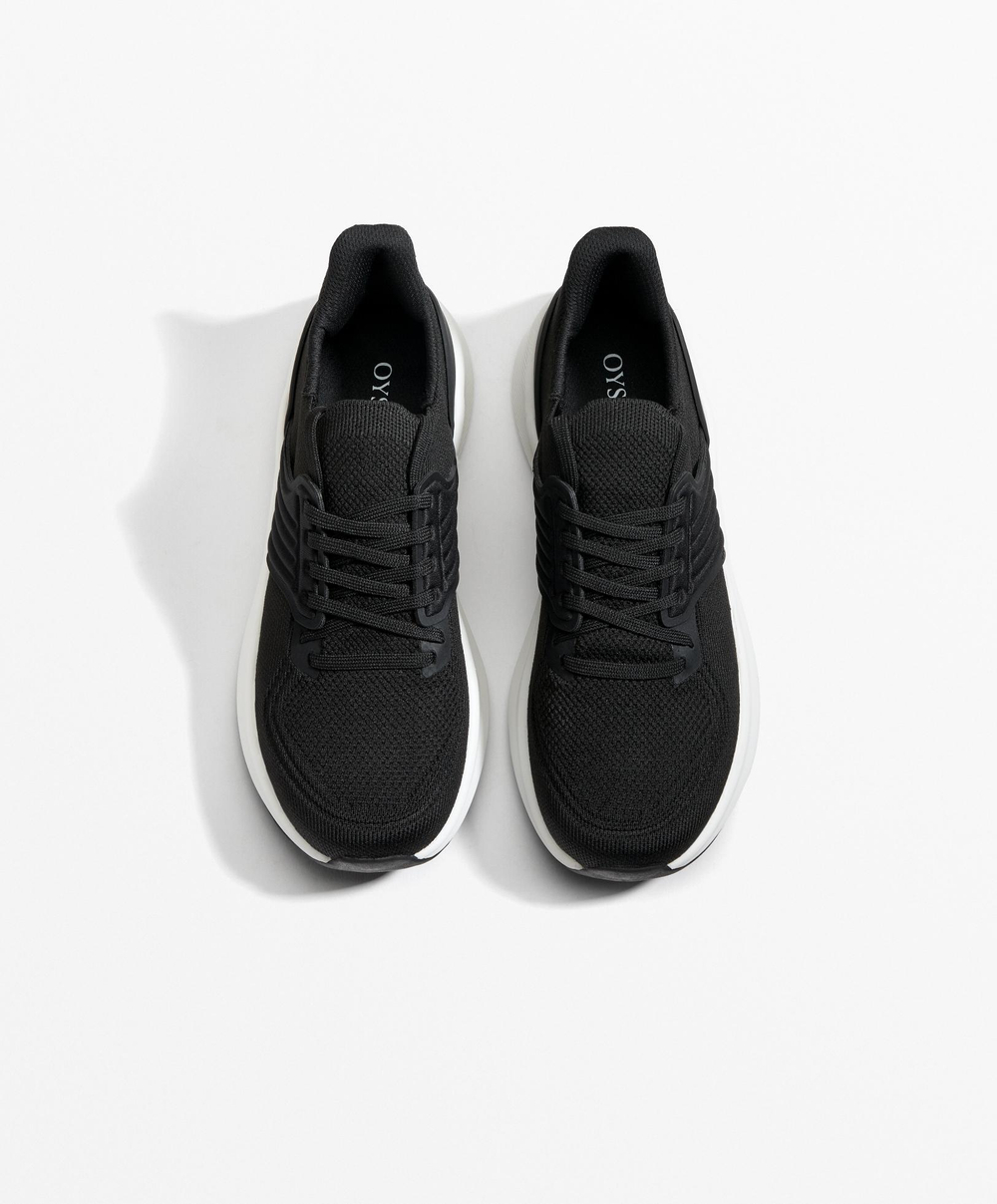 Oysho Универсальные кроссовки для повседневной носки и прогулок, черный