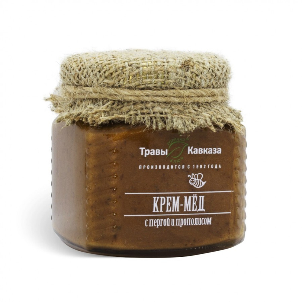 Крем - мёд с пергой и прополисом
