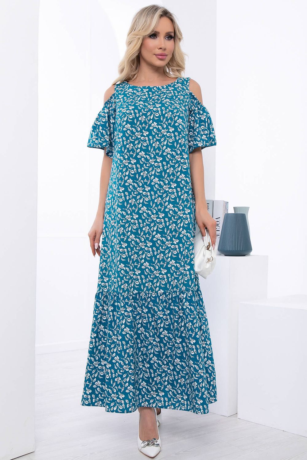 Платье "Марианна" (бирюза) П6796 LT Collection (Акция)