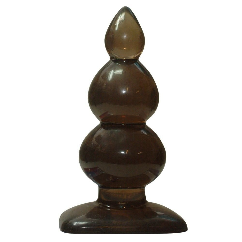 Дымчатая анальная втулка Anal Drops Medium - 14 см. (Цвет: дымчатый)