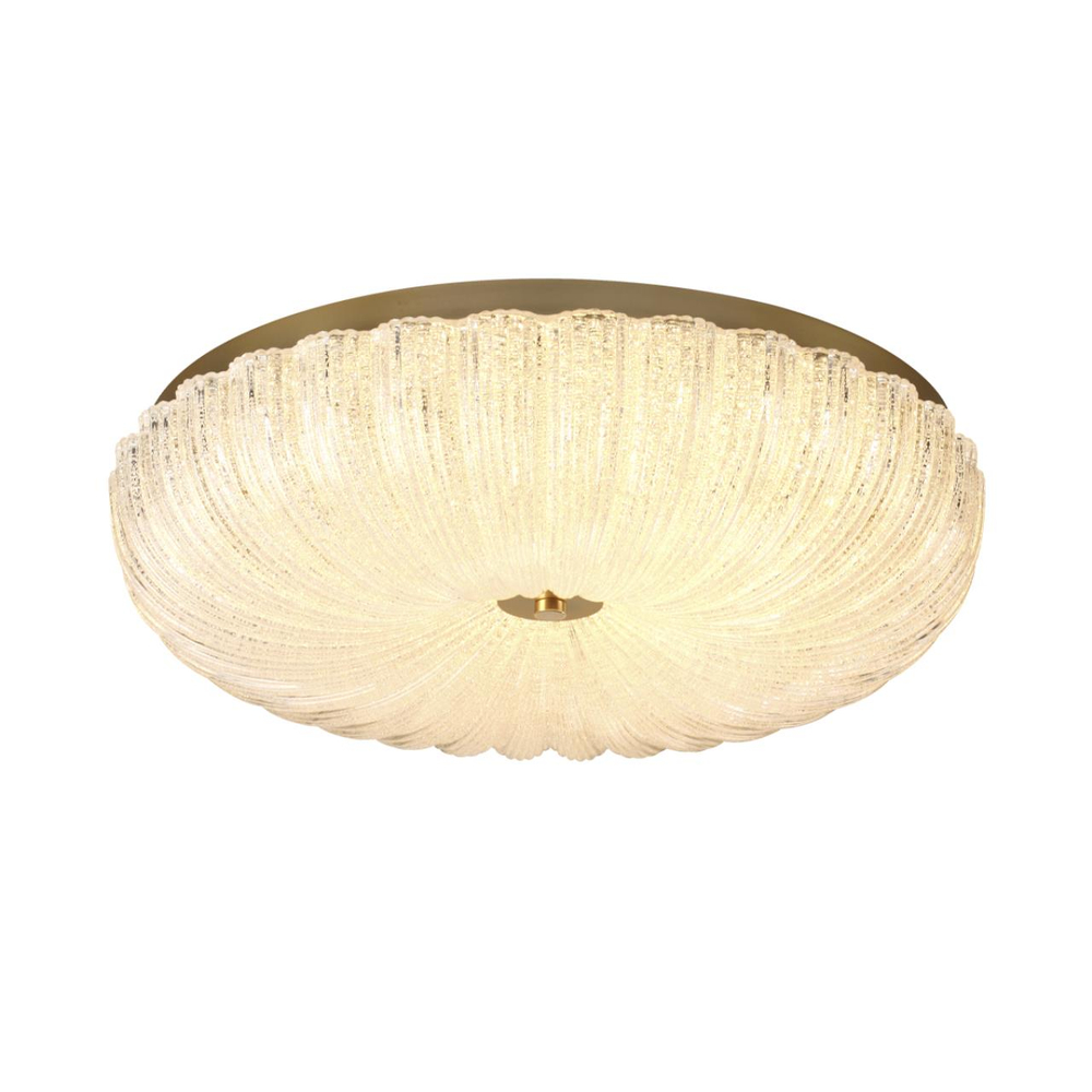 7719/60L PIKO LED SN 567 Светильник металл/стекло/прозрачный/золотой LED 60Вт 3000-6500K D500 IP20 пульт ДУ TESORO