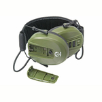 Активные стрелковые противошумные наушники Veber Медведь зеленые