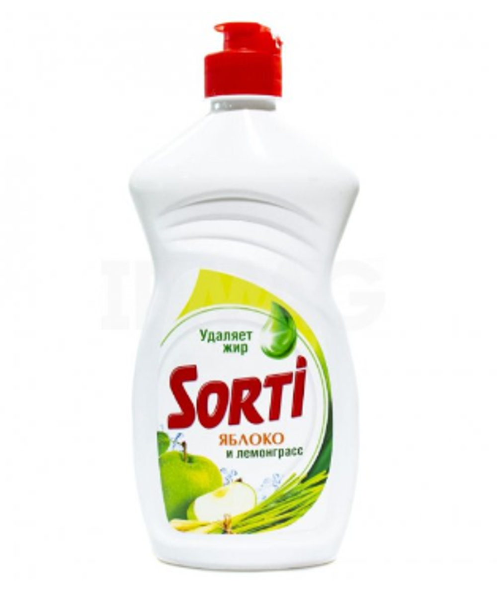 Sorti Ср-во д/посуды 450мл. ЯБЛОКО И ЛЕМОНГРАСС *10*20* /1120/