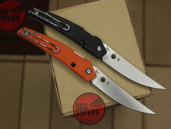 Нож Spyderco Ikuchi - рукоять черный G10, клинок сатин