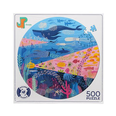Пазл 500эл. круглый "Подводный мир"