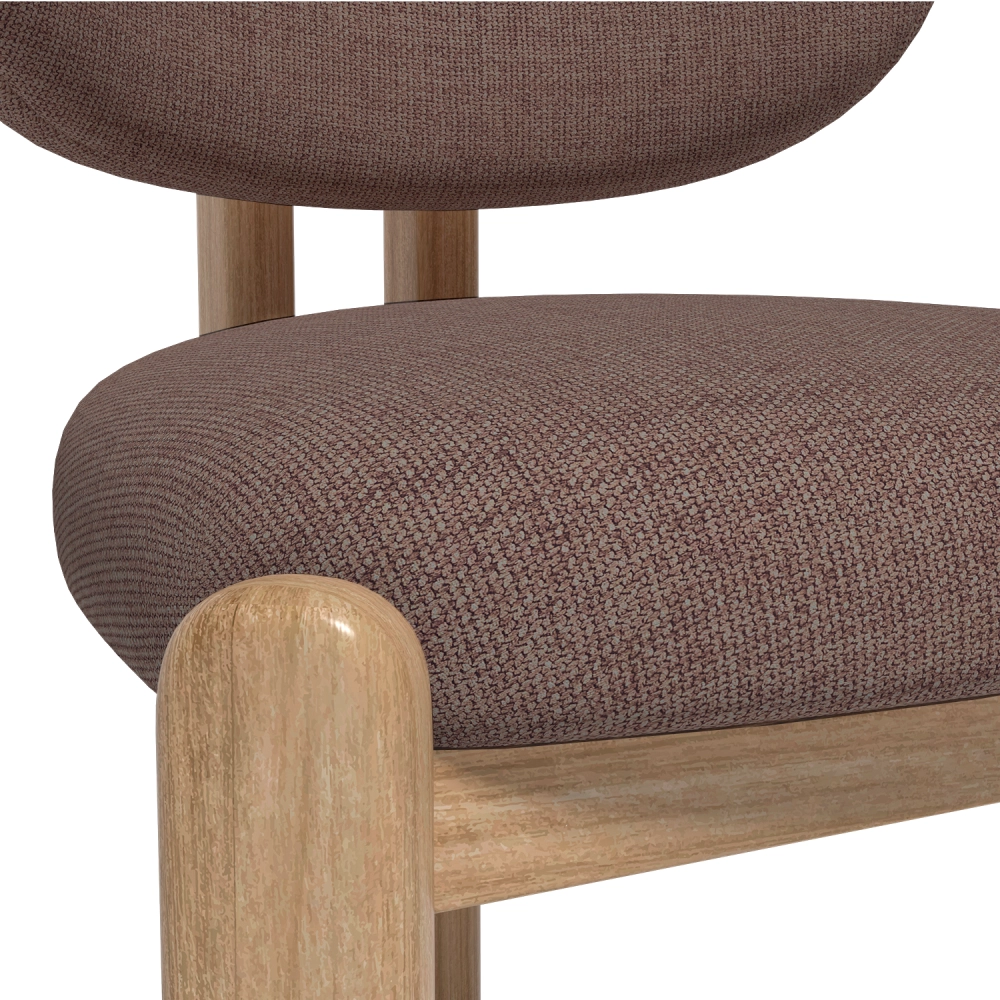 Стул Galloti, дуб светлый, рогожка wellton 297