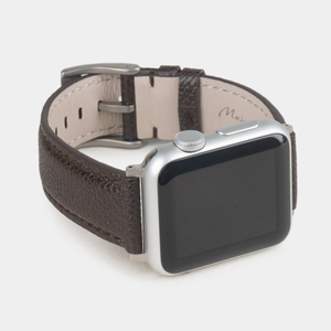 Ремешок для Apple Watch 40/41/42 mm из кожи сафьяно, коричневого цвета