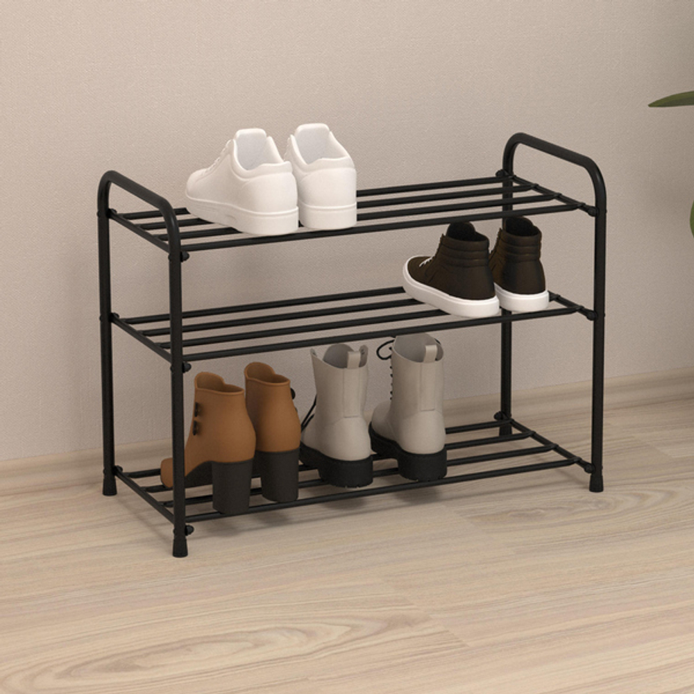 Подставка для обуви «Альфа 23» (Черный)