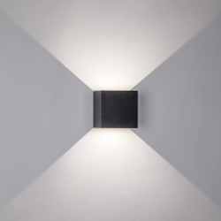 340517 Светильник DALLA 2х3W LED 660LM G ЧЕРНЫЙ 4000K IP65