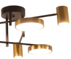 Kink Light 07645-6D,19(20) Люстра димм. Рапис черный/бронза