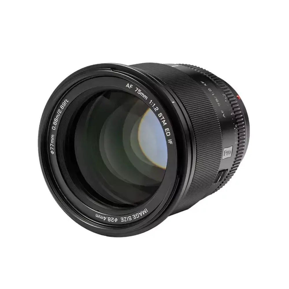 Объектив Viltrox AF 75mm F1.2 PRO XF для Fujifilm X