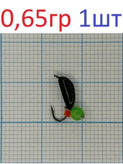 Мормышка вольфрамовая Рижский банан с ушком