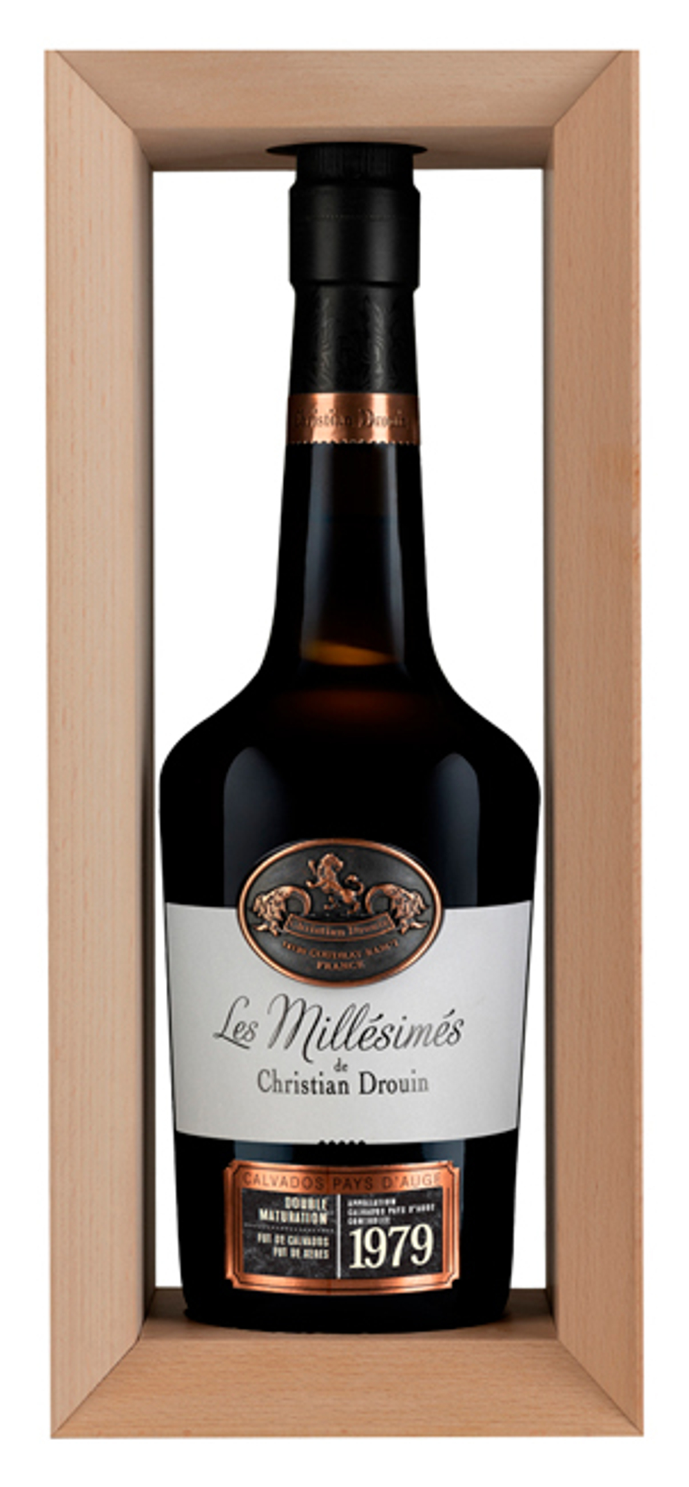 Кальвадос Christian Drouin Calvados Pays d`Auge 1979 п/уп (дерево), 0.7 л