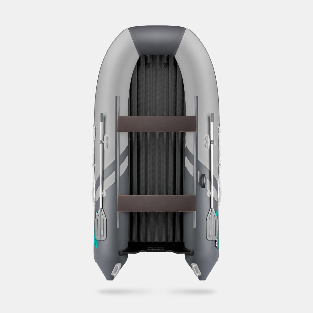Надувная лодка GLADIATOR E300S светло-темносерый