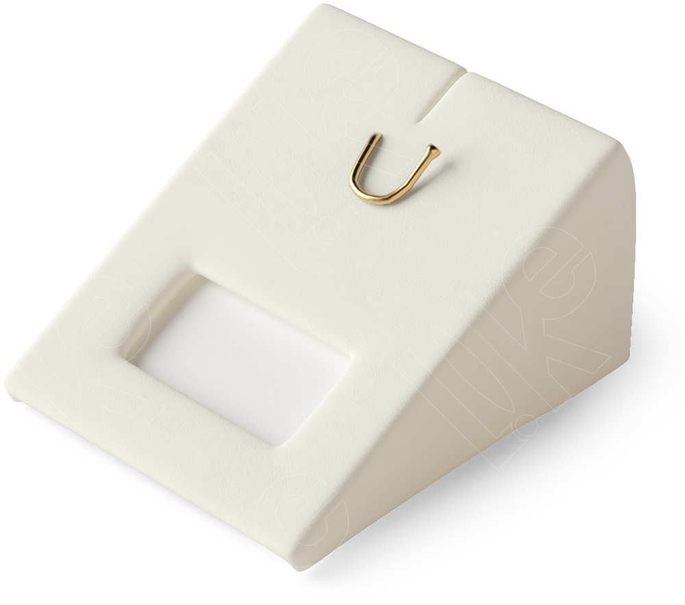 Вкладыш 08 стойка под подвеску (1 крючок) с окошком для бирки, прорезь для нитки