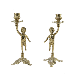 Alberti Livio Подсвечники Амур пара