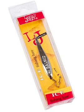 Блесна вертикальная зимняя Lucky John S-2-Z  с цепочкой и тройником  03.5г S блистер