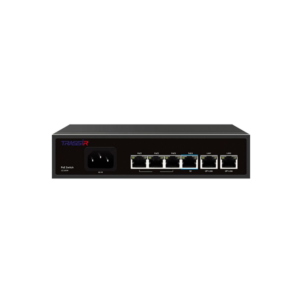 TR-NS1206-65-4PoE PoE коммутатор Trassir