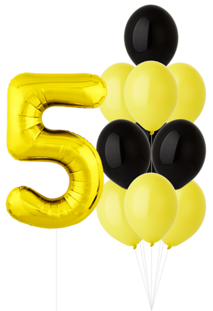 Набор шаров Цифра и фонтан | 0006