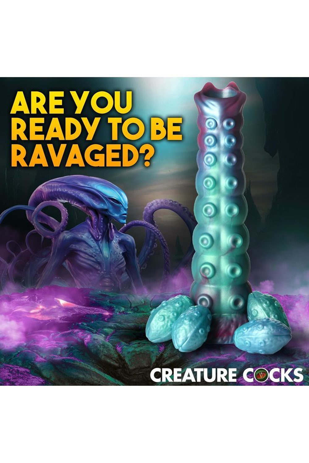Фаллоимитатор CC Galactic Breeder Ovipositor 22х6.1 см