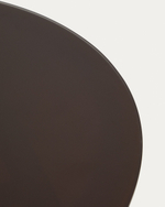 Уличный стол Erice из алюминия и закаленного стекла коричневого цвета, 230 x 100 см