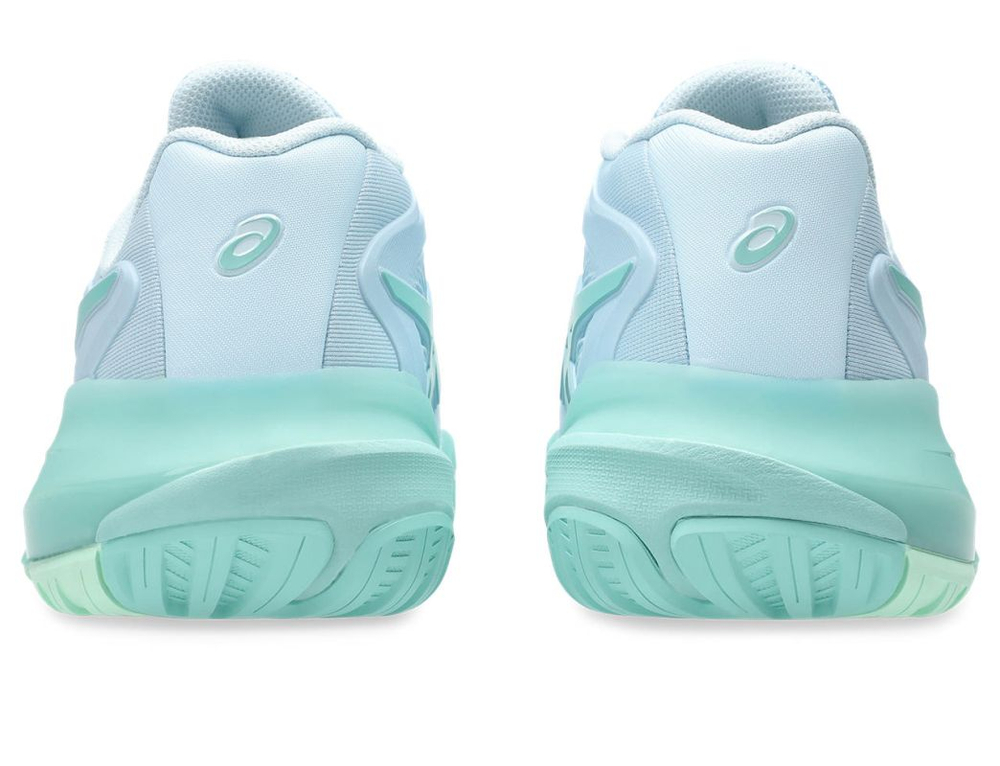 Женские Кроссовки теннисные Asics Gel-Resolution X - light blue/oasis green