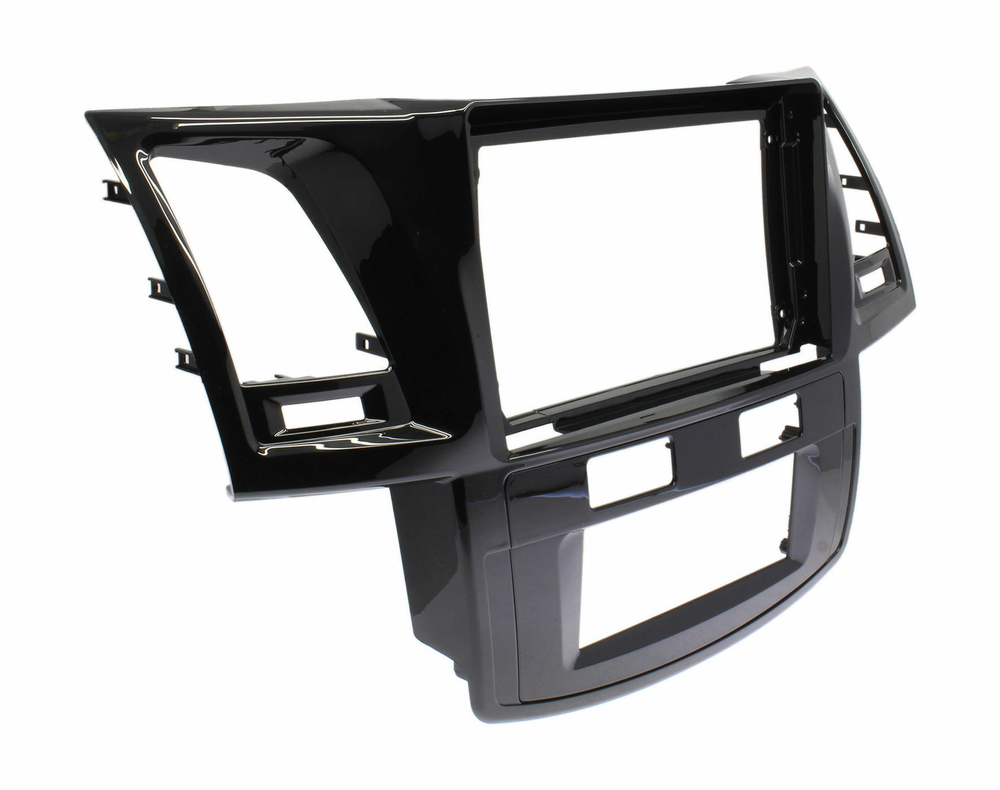 Переходная рамка магнитолы TOYOTA HILUX, FORTUNER 2005-2008 (авто с климат-контролем) 9 дюймов