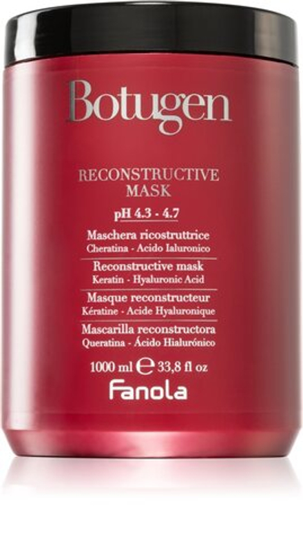 Fanola Botugen - восстанавливающая маска для сухих и поврежденных волос /   1000  ml  / GTIN 8032947866458