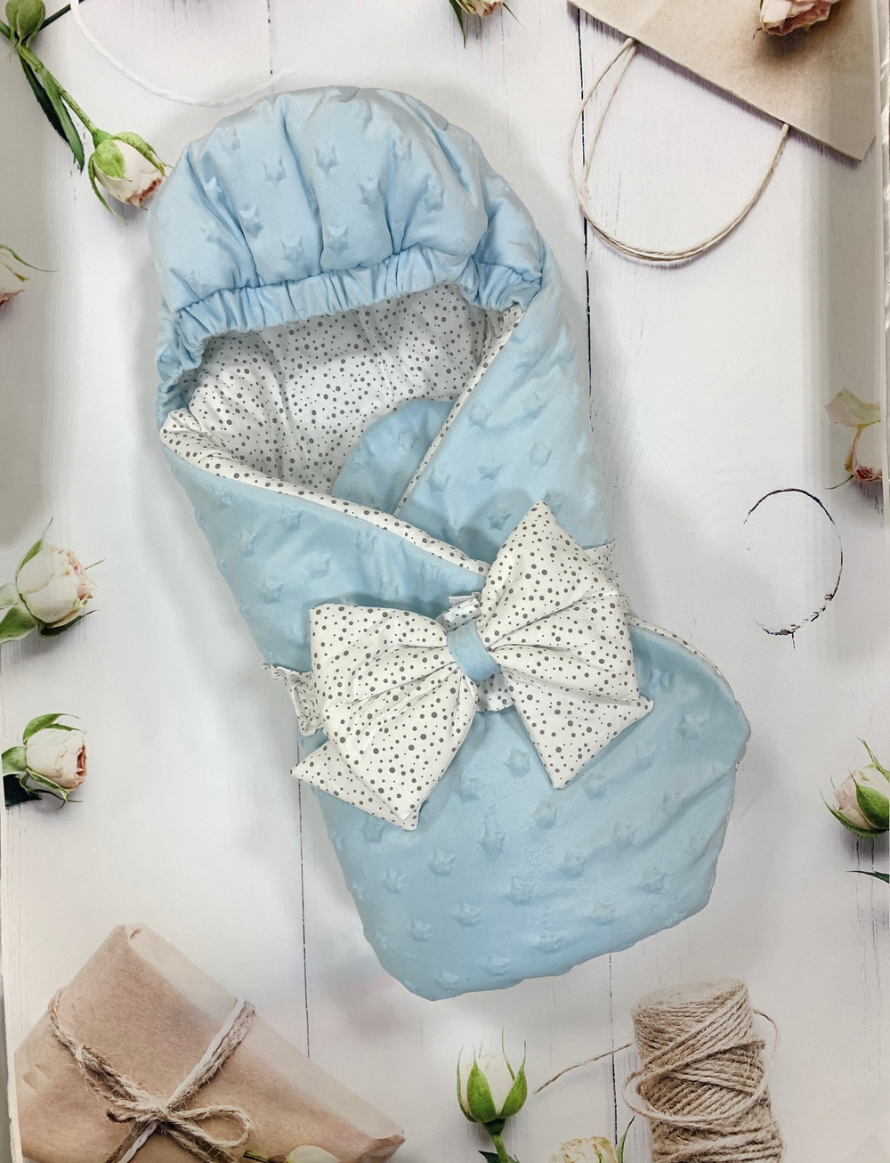 Комплект на выписку зима "Снежок" (Цвет:Белый)