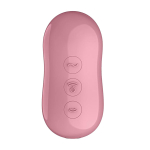 Розовый вакуум-волновой вибростимулятор 8,6см Satisfyer Cotton Candy