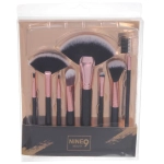 Кисти для макияжа 8шт «ДИ МАРКО», цвет черный, 18*21,5см/21,5см