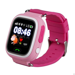 Детские умные часы Smart Baby Watch Q90 Wi-Fi, розовый